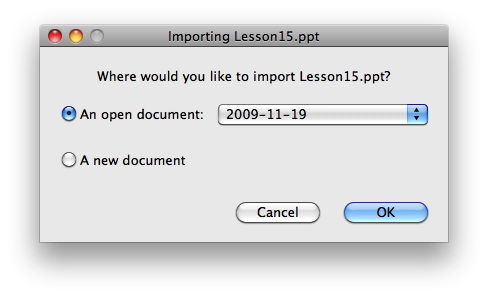 importing